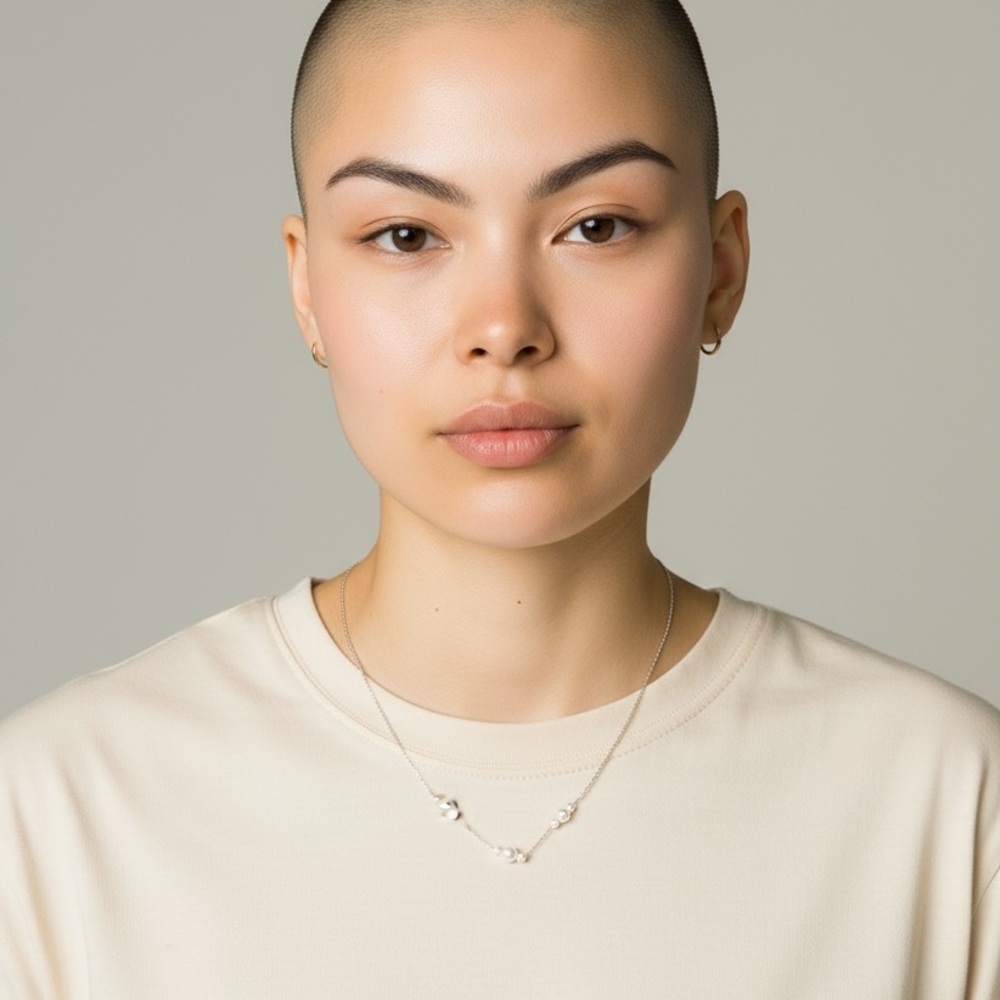 Stunning pearl and silver  necklace